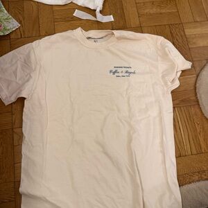 LIMITED EDITION Summer Fridays Cream Crew Neck Tee Short Sleeve